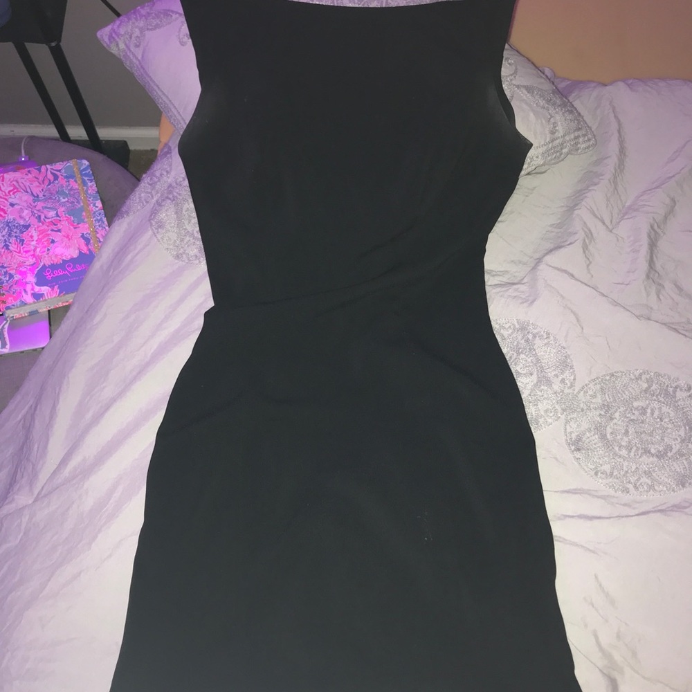 LBD with low cut back & bow
